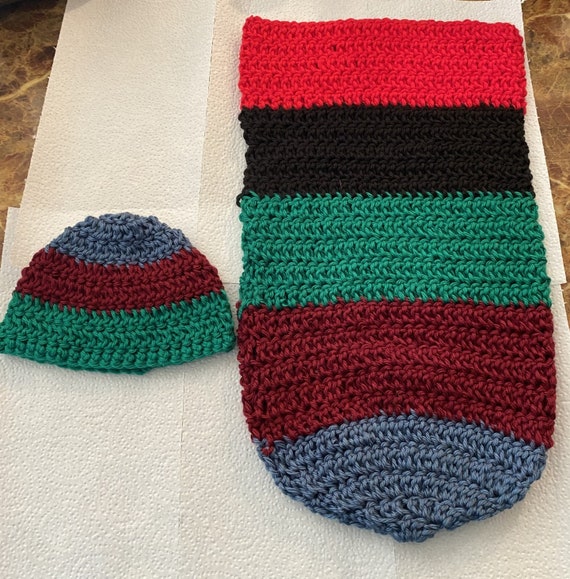 Winter Baby Swaddle and Hat Pattern