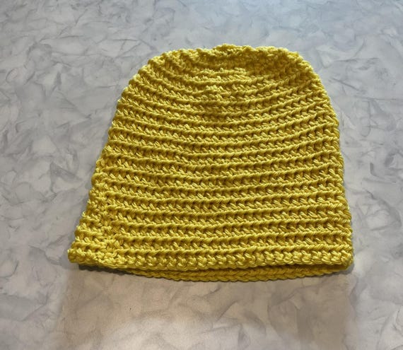 Yellow Adult Soft Beanie