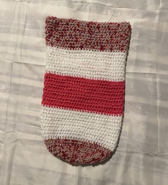 Pink Speckled Baby Swaddle Crochet Pattern