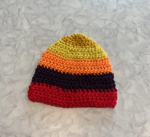 Leo Crochet Baby Beanie Pattern