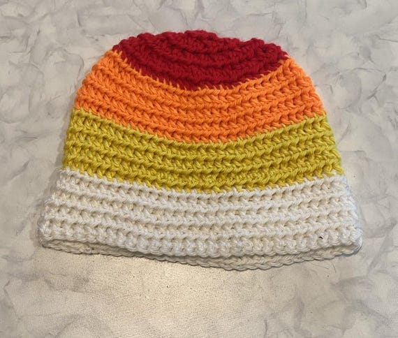 Aries Child Crochet Beanie Pattern