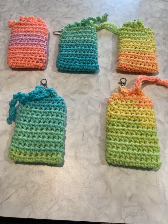 Sachet Bag Key Chain Crochet Pattern
