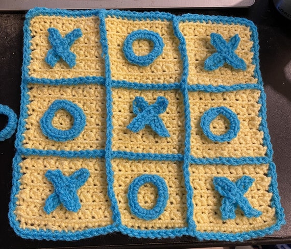 Crochet Tic Tac Toe Boardgame Pattern