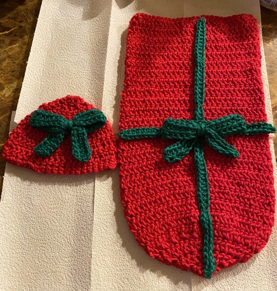 Christmas Package Baby Swaddle Pattern