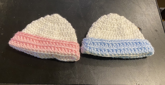 Crochet Cuffed Baby Beanie