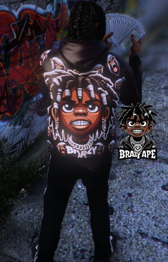 Franklin Hoodie Pack Gta Supreme Hoodie Male Black Brazy Ape
