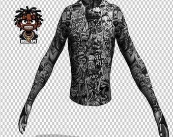 Male | Risk |Tattoo | Fivem | GTA | Skin | Ped | Mods