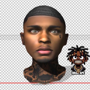 Male | CJ |Faceskin | Fivem | GTA | Skin | Ped | Mods