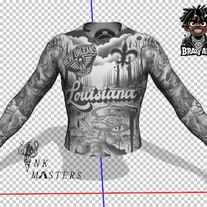 Male | Louisiana |Tattoo | Fivem | GTA | Skin | Ped | Mods
