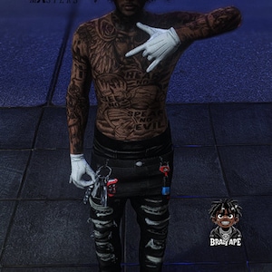 Male | UNC |Tattoo | Fivem | GTA | Skin | Ped | Mods