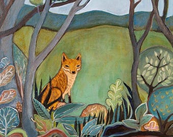 Fox Fine Art Print: Edge of the Woods Wall Decor