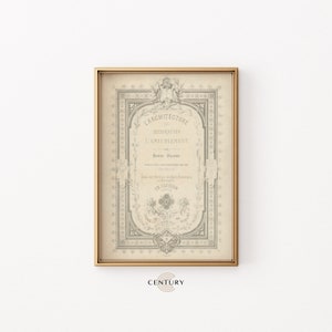 Vintage Architecture Decoration Poster PRINTABLE Art | Vintage Soft Poster Art Print | DIGITAL DOWNLOAD | Antique Room Decor | CC781