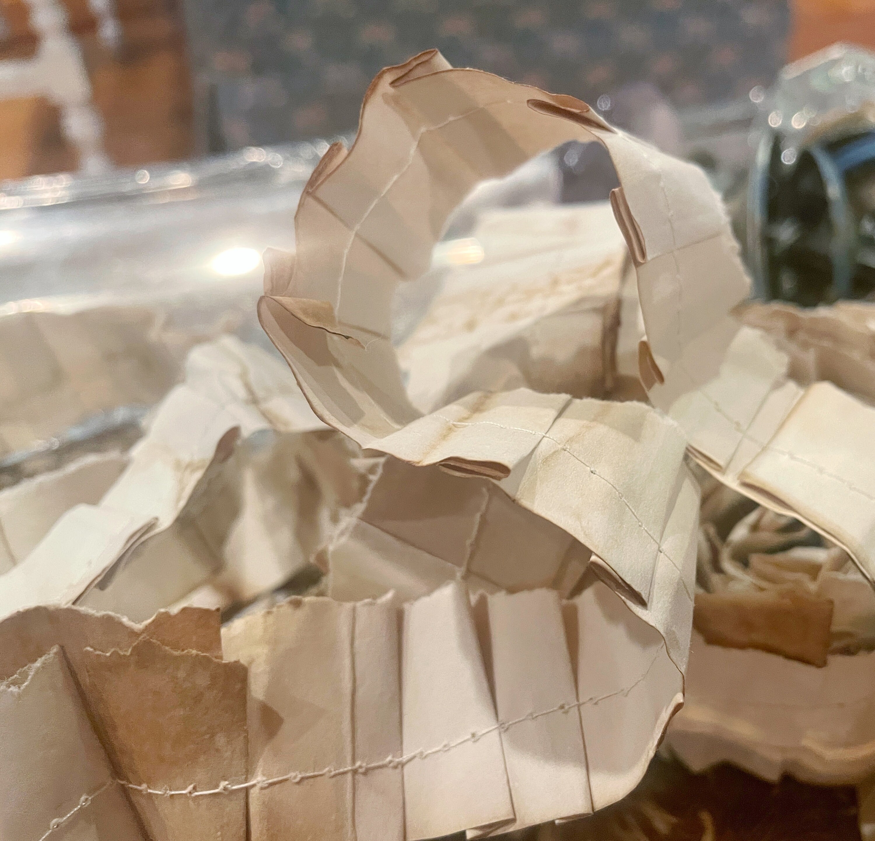 Vintage Book Page Paper Ruffle Garland - Etsy