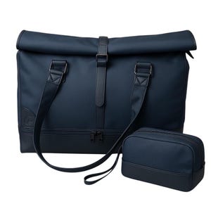 Expandable Weekender Bag with Toiletry Bag, Unisex Travel Duffle