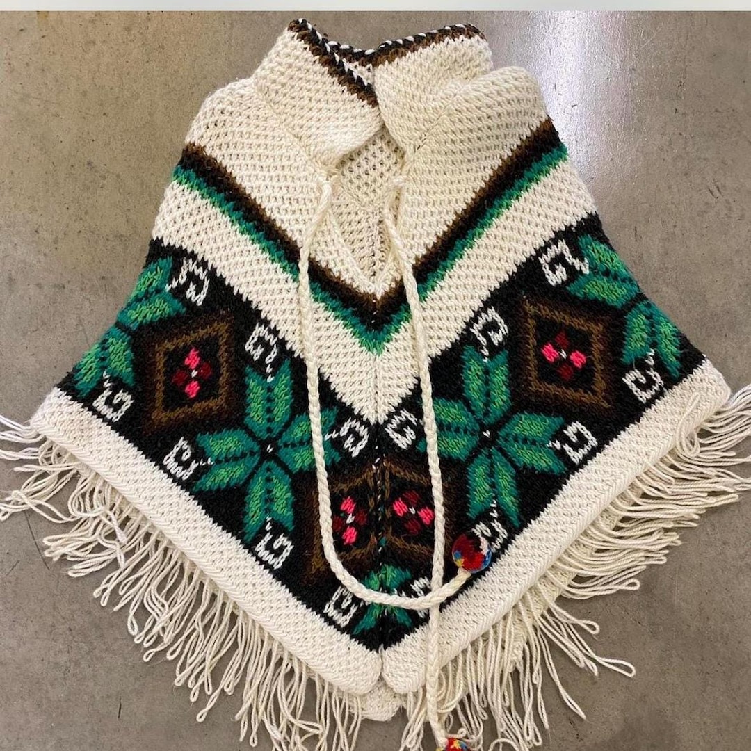 1990´S CROCHET PONCHO main image 1