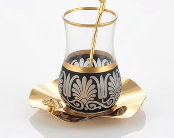 12 pcs Turkish Tea set - Antique Age