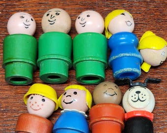 Vintage Fisher-Price Little People Assortment