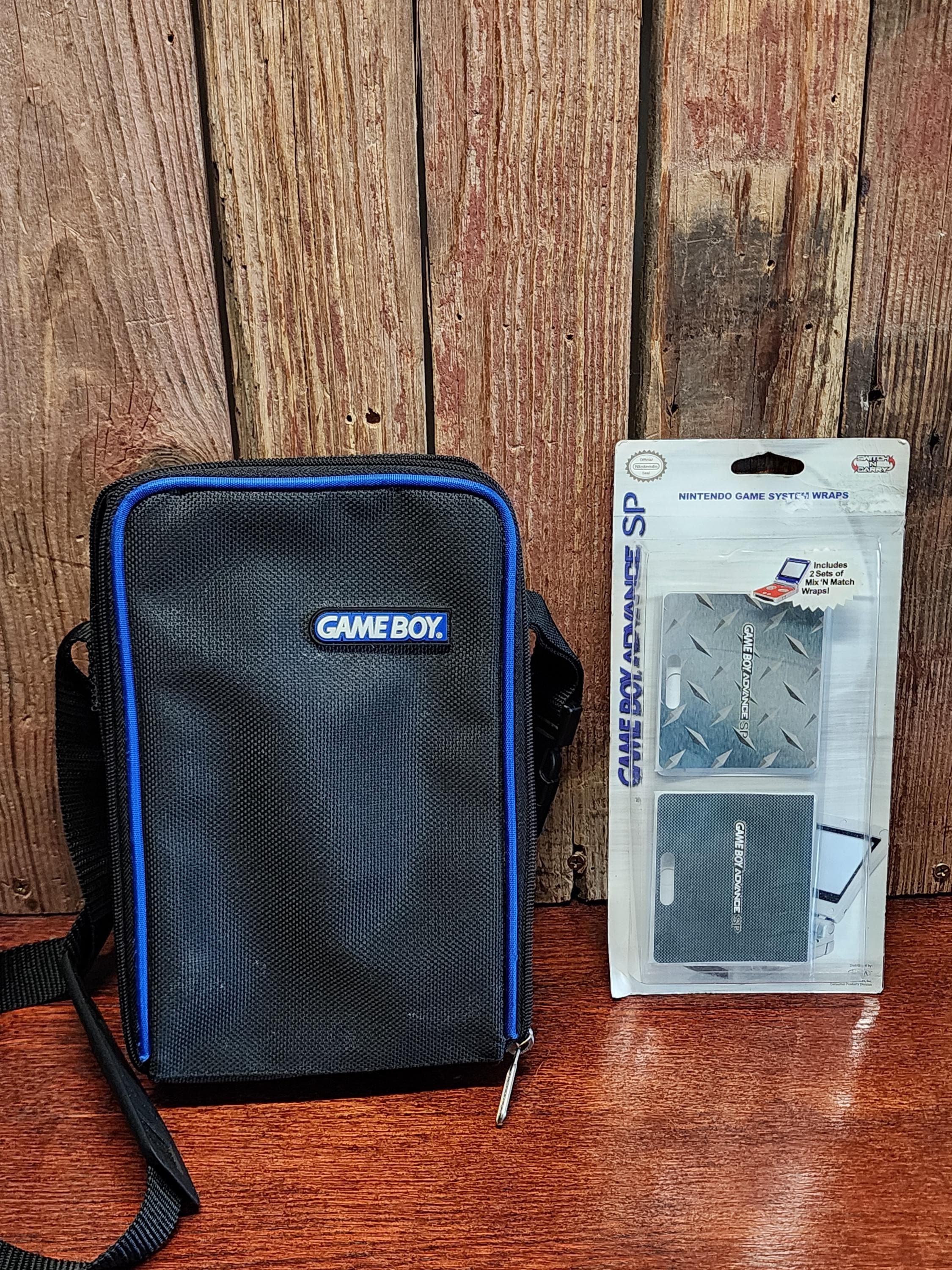 Leather Gameboy Sp Case Nintendo GAMEBOY Carrying Case With Strap