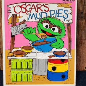 Vintage Playskool OSCAR The Grouch Puzzle