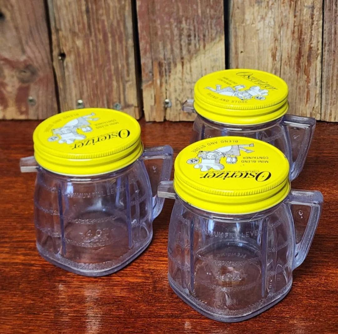 Vintage Osterizer Blender Storage Jars, Set of Three - Etsy