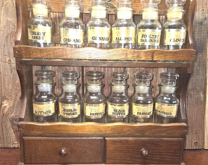 Vintage Rv Spice Rack Vintage Spice Rack - Etsy
