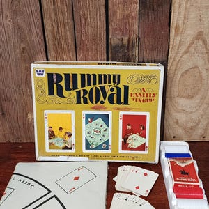 Vintage Whitman Rummy Royal-spellenset