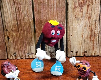 Vintage California Raisin Figures