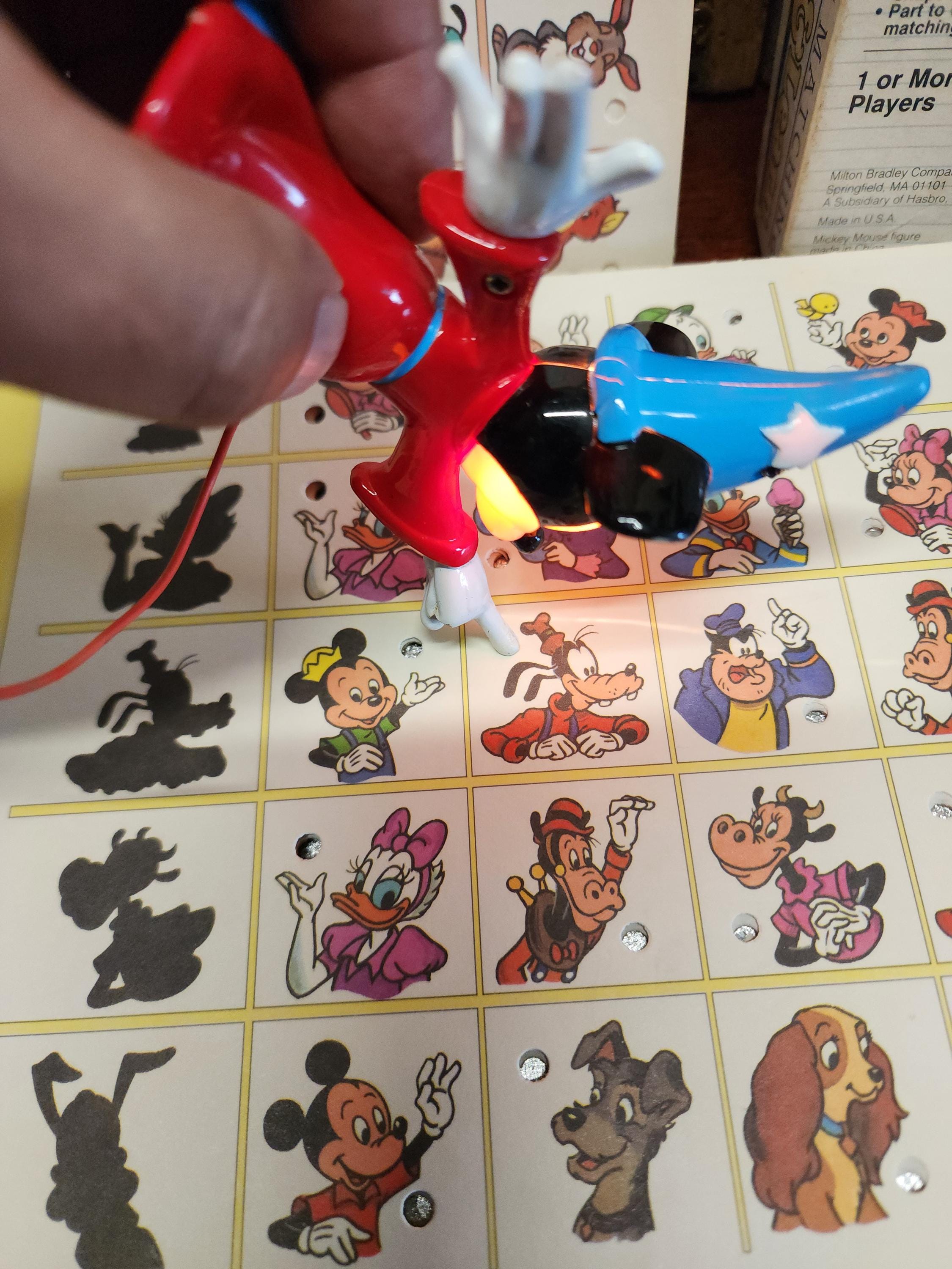 Vintage Milton Bradley Light & Learn Game Featuring Walt Disney's