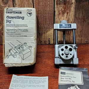 Vintage Sears Craftsman Doweling Jig - Model # 9-4186