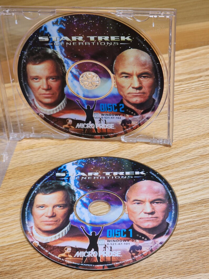 1997 PC-ROM Game - Star Trek: Generations by Microprose - Etsy