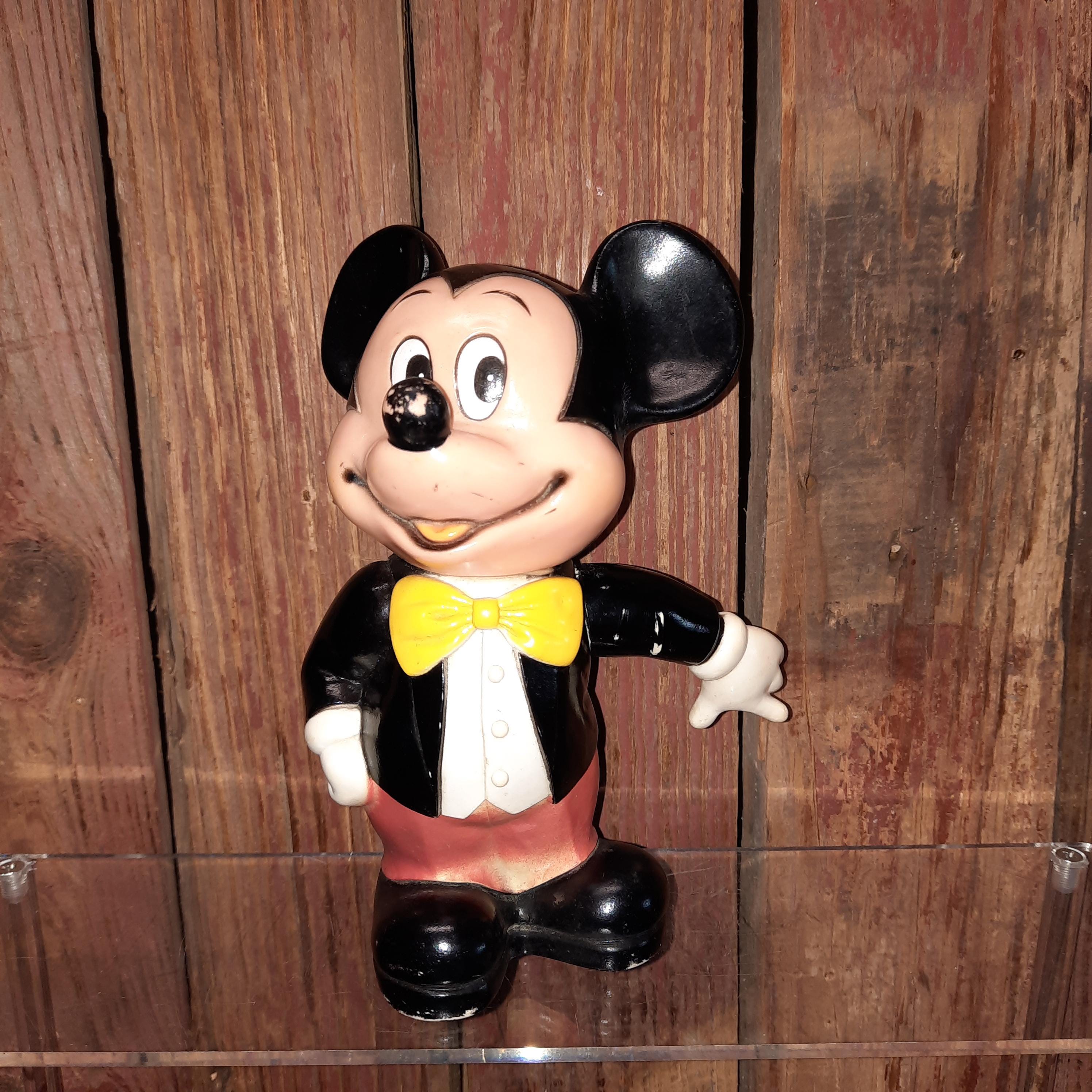 Vintage Mickey Mouse Piggy Bank - Etsy