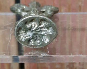 Vintage Fleur-de-lis Solid Brass Wax Seal Stamp