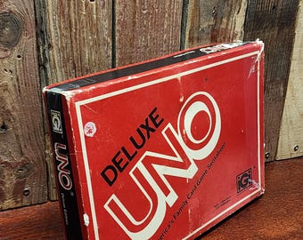 1979 Deluxe UNO Card Game Set by International Games, Inc. - Etsy
