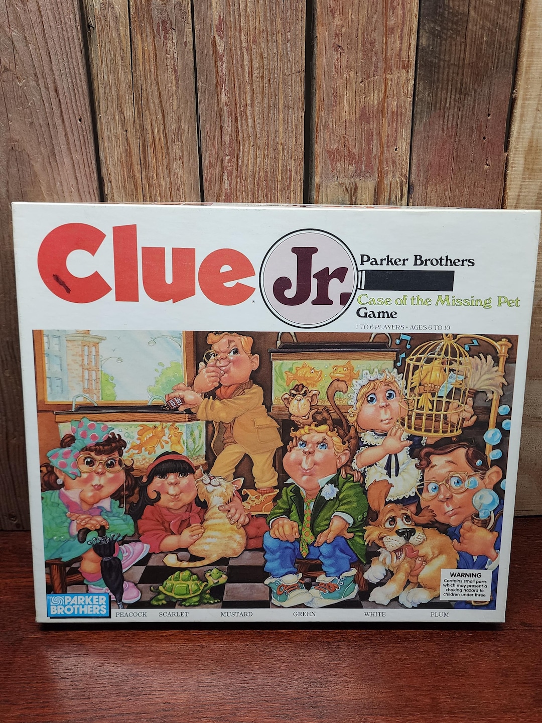 1989 CLUE Jr. - Case of the Missing Pet by Parker Brothers - Etsy