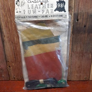 Artcraft Leather Craft Kit, New Old Stock, Unopened