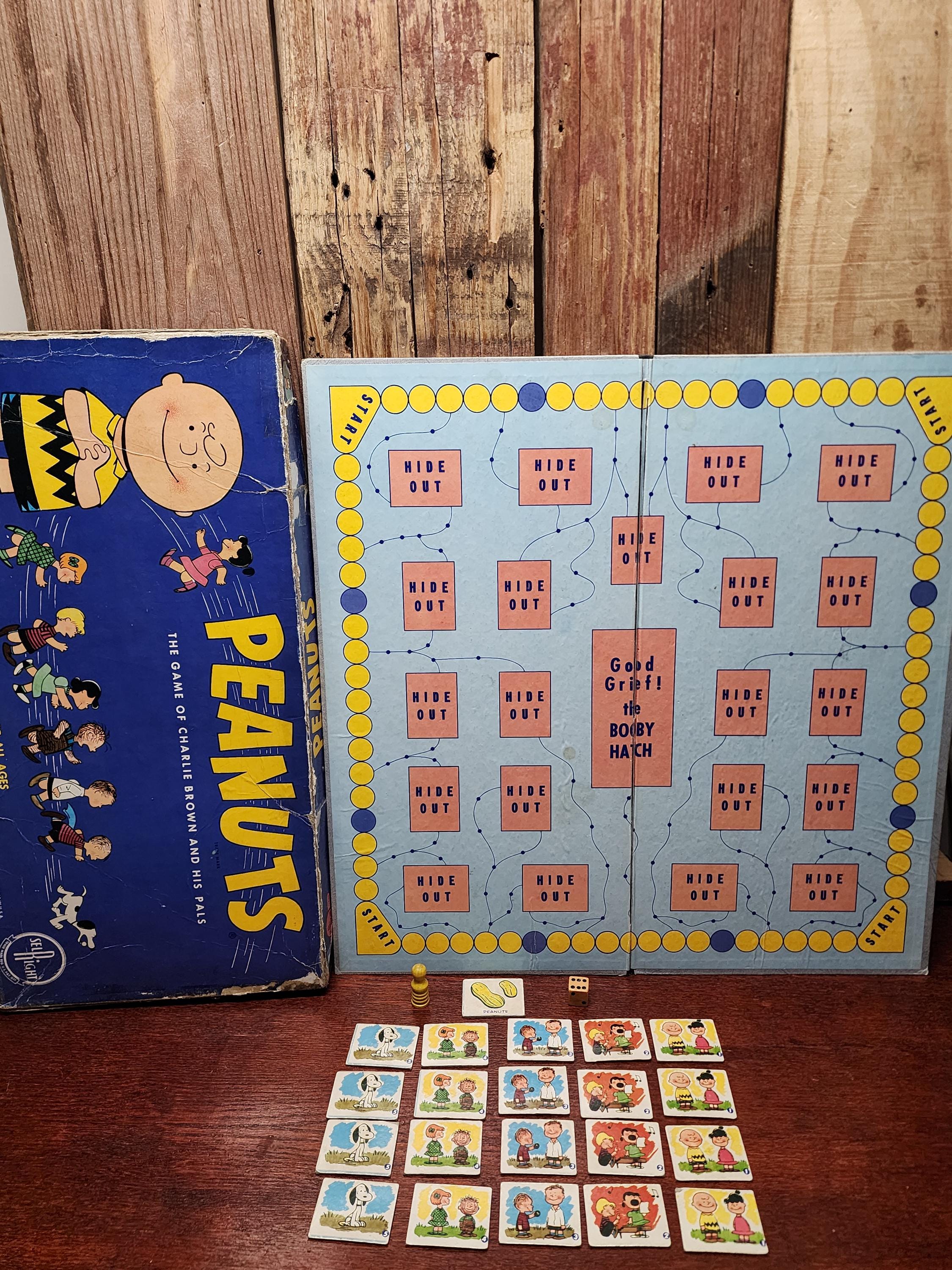 Peanuts: the Game of Charlie Brown and His Pals Board Game - Etsy