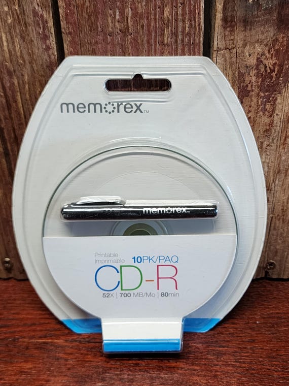 Vintage Re Writeable CD (10 Pack) by Memorex - Etsy