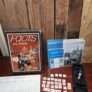1967 Facts in Five: The Game of Knowledge by Avalon Hill Game Company