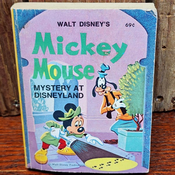 Vintage Whitman "A Big Little Book" - Mystery at Disneyland