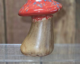 Handcrafted Ceramic Mushroom, Indoor and Outdoor