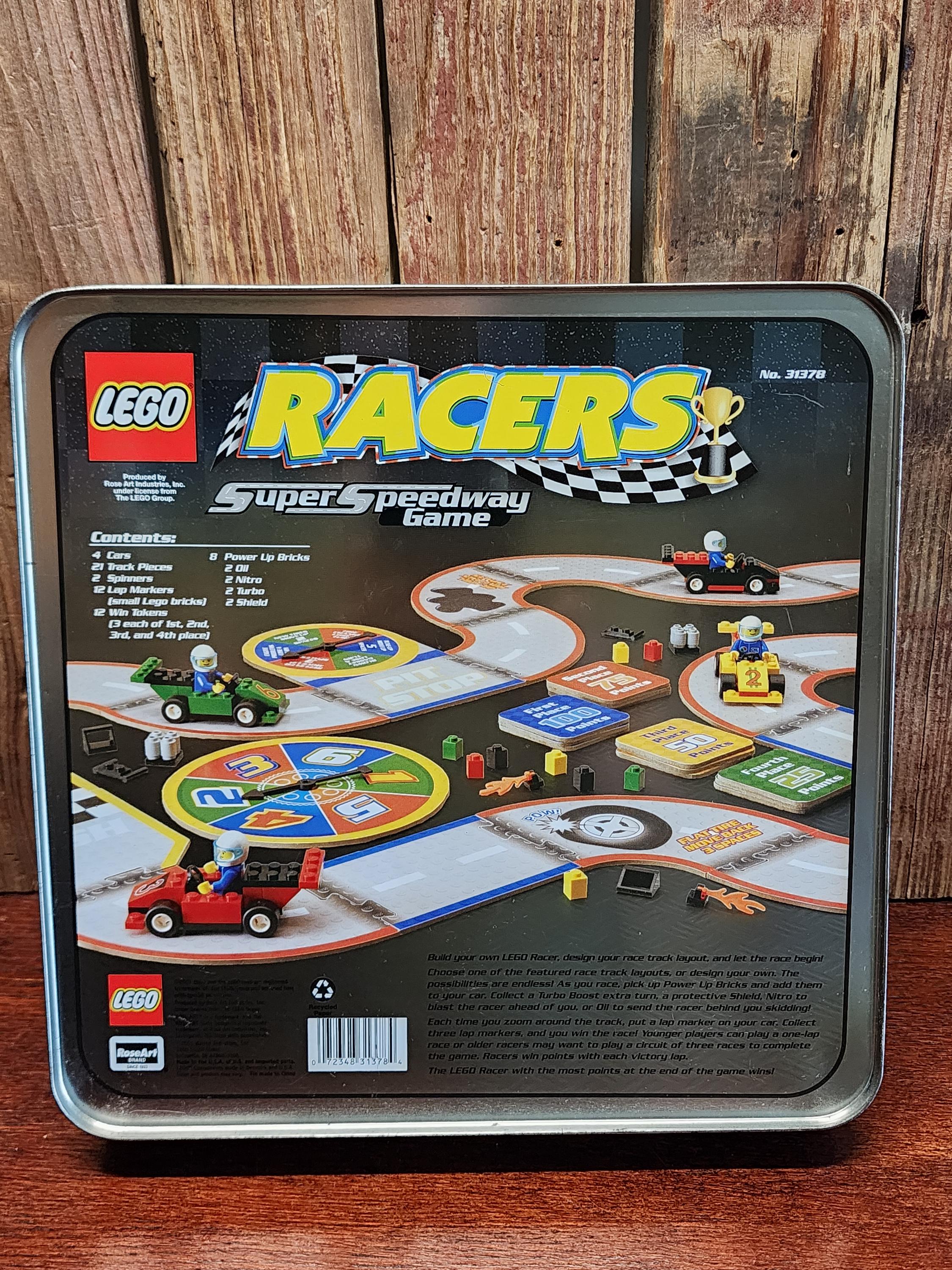 LEGO Racers -super Speedway Game With Collectable Tin (complete