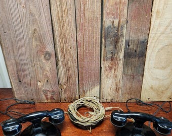 Antique Pair American Electric Company "Real-phones"