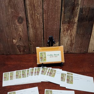 1982 Current, Inc. "Coffee Break" Branded Recipe Cards (Set of 37)