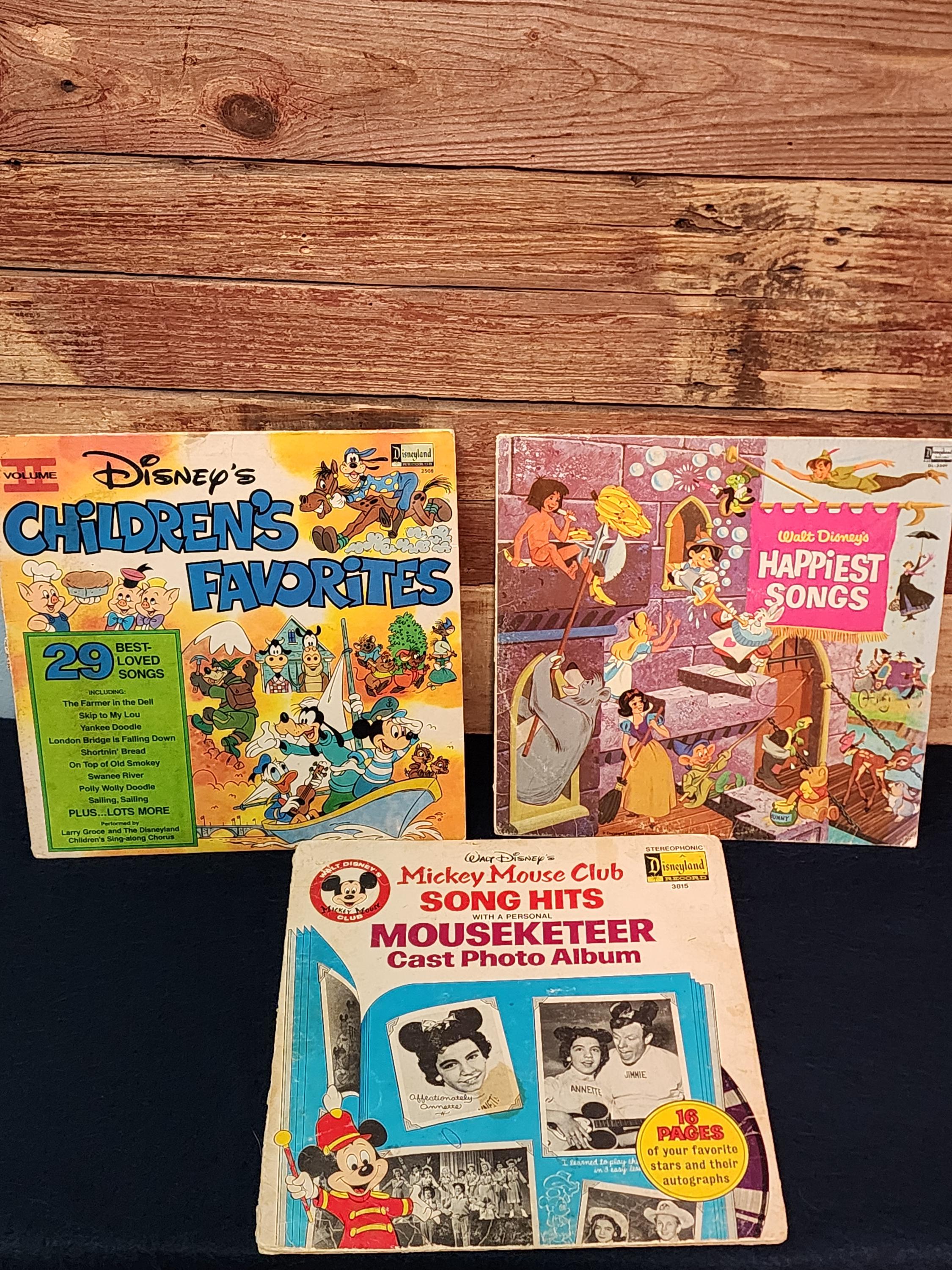 Vintage Disneyland 33 R.P.M. Vinyl Records - Etsy