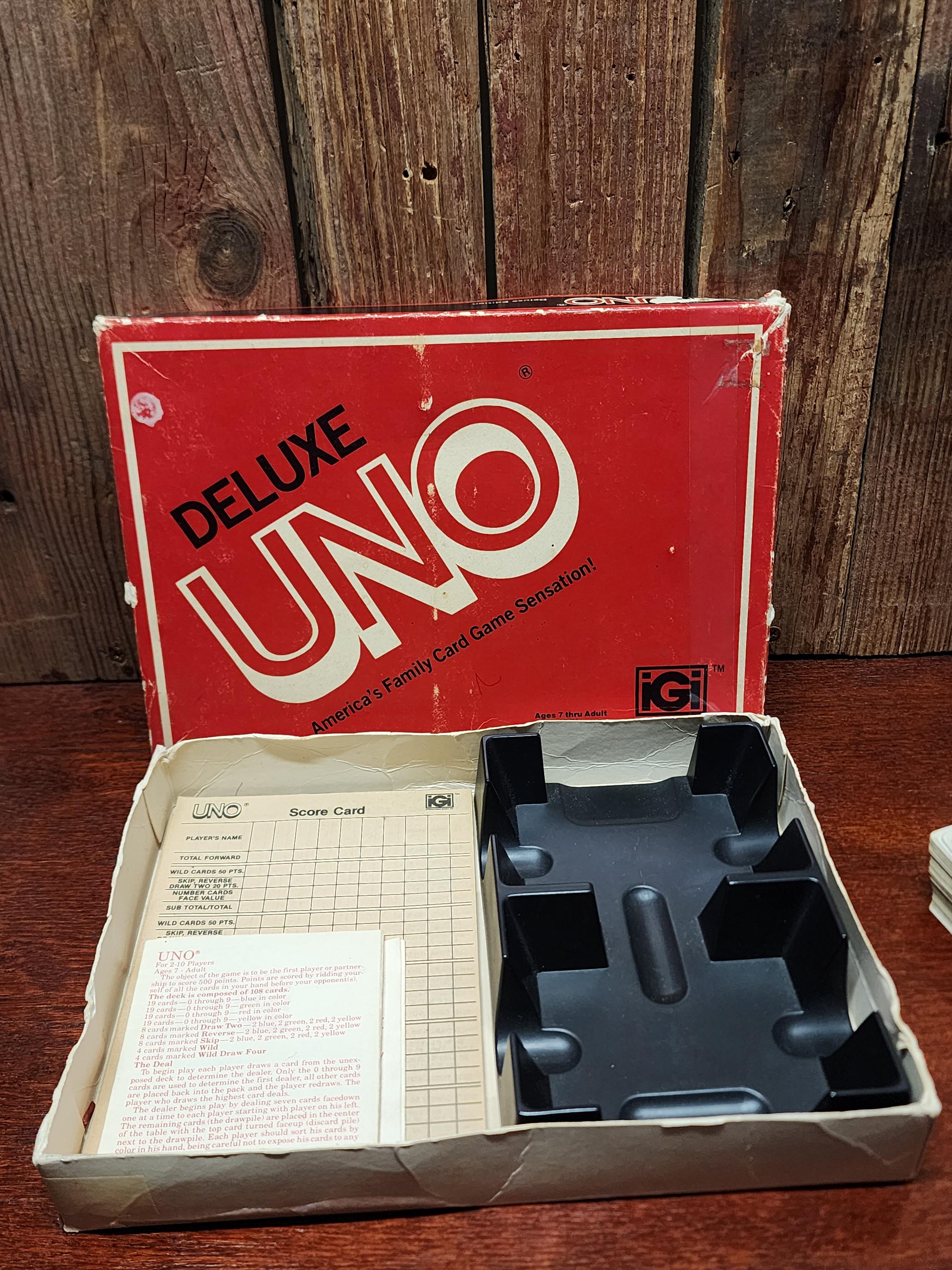 1979 Deluxe UNO Card Game Set by International Games, Inc. - Etsy