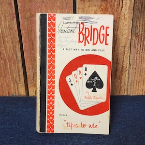 Libro vintage de bridge instantáneo de Ralph Randle