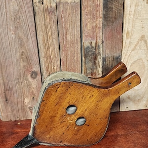 Vintage Wooden/Leather Fireplace Bellows