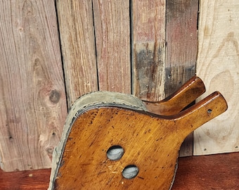 Vintage Wooden/Leather Fireplace Bellows