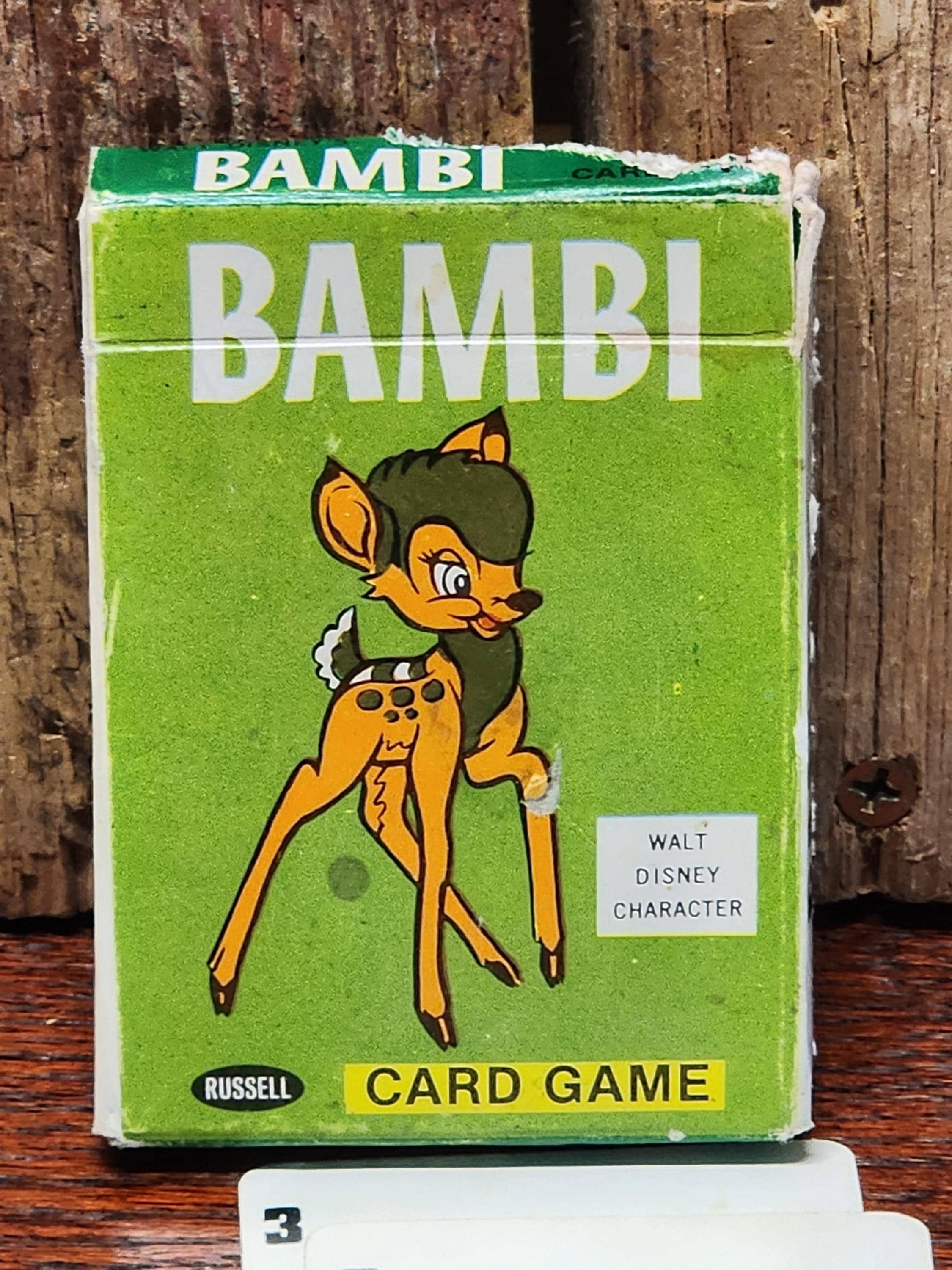 1965 BAMBI Card Game by Russell (complete) - Etsy