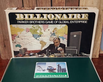 1973 Billionaire Board Game